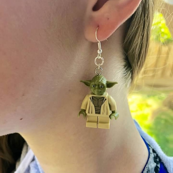 Star Wars Jewelry Lego Yoda Fish Hook Earrings Poshmark